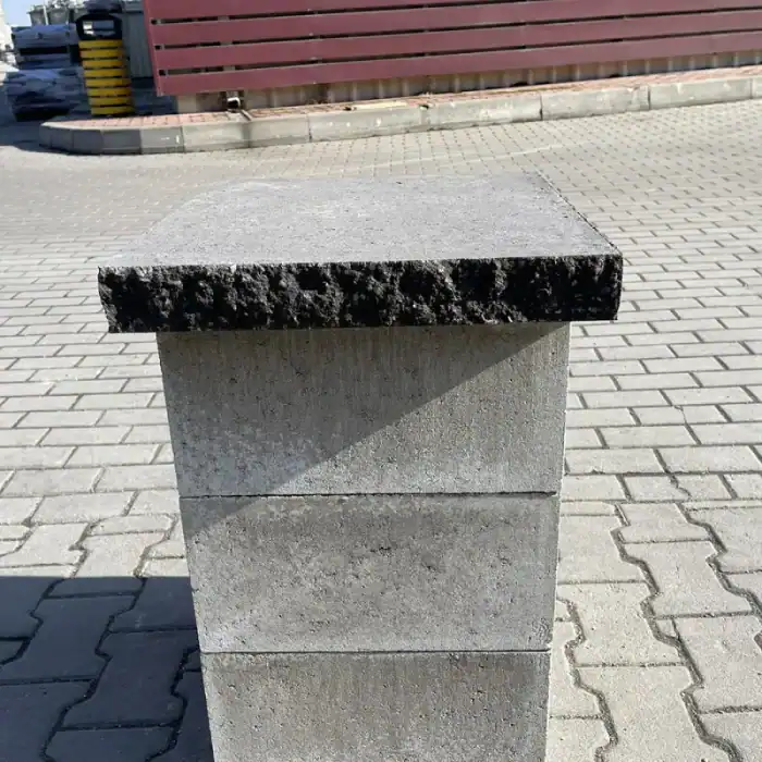 Тротуарная плитка Крышка декоративная Плита 450×600 (две колотые стороны) купить Киев | Золотой Мандарин