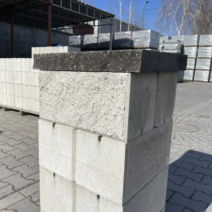 Кришка Плита декоративна 450x400 (дві колоті сторони)