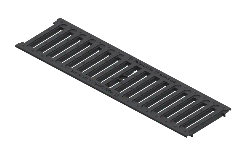 Решітка Base DN100 пластикова щілинна A15